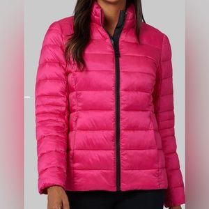 Brand New hot pink puffer jacket